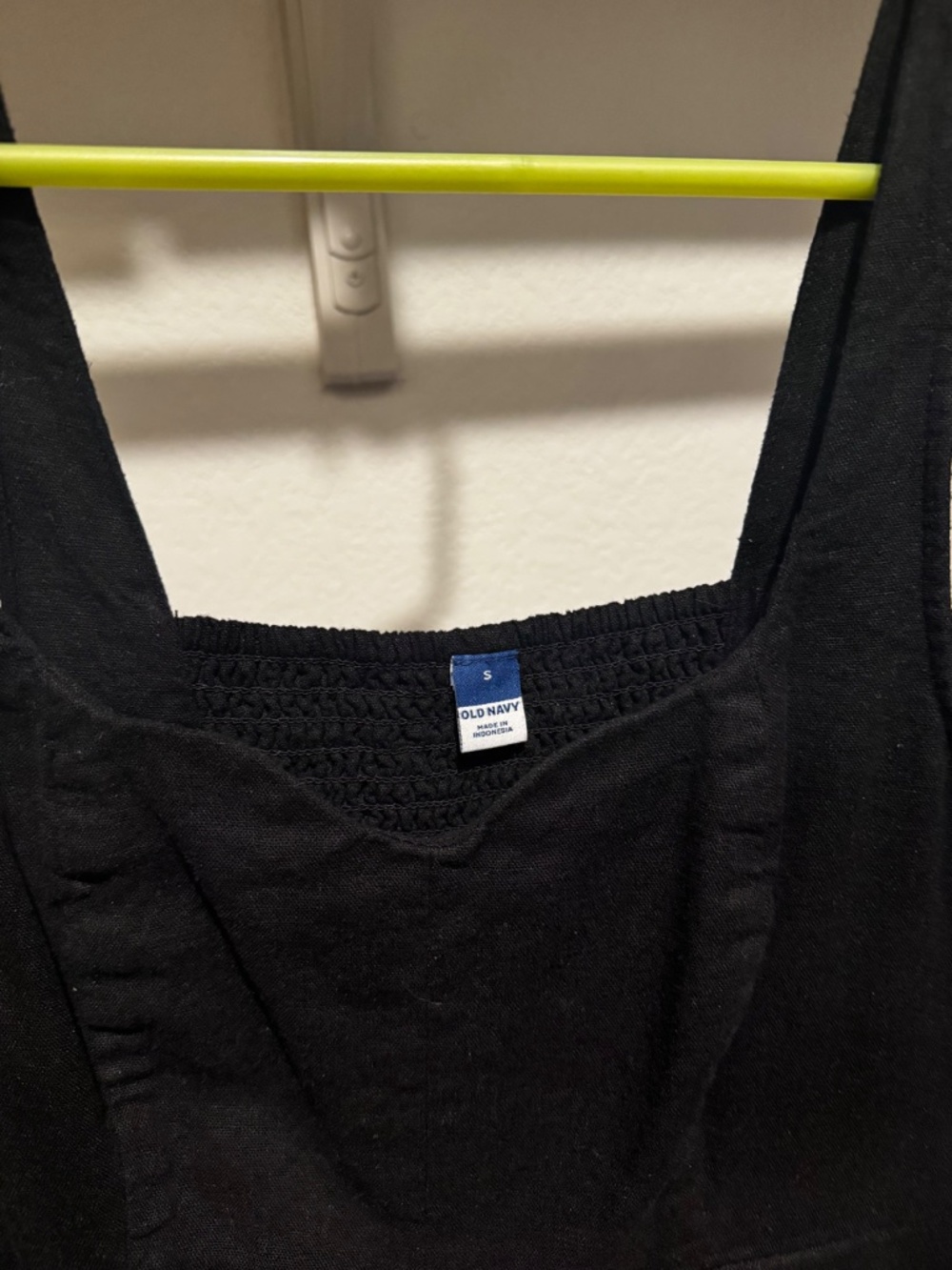 Old Navy Black Midi Fit-and-Flare Dress - Picture 4 of 5